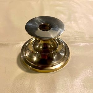 Solid brass candle holder (1)